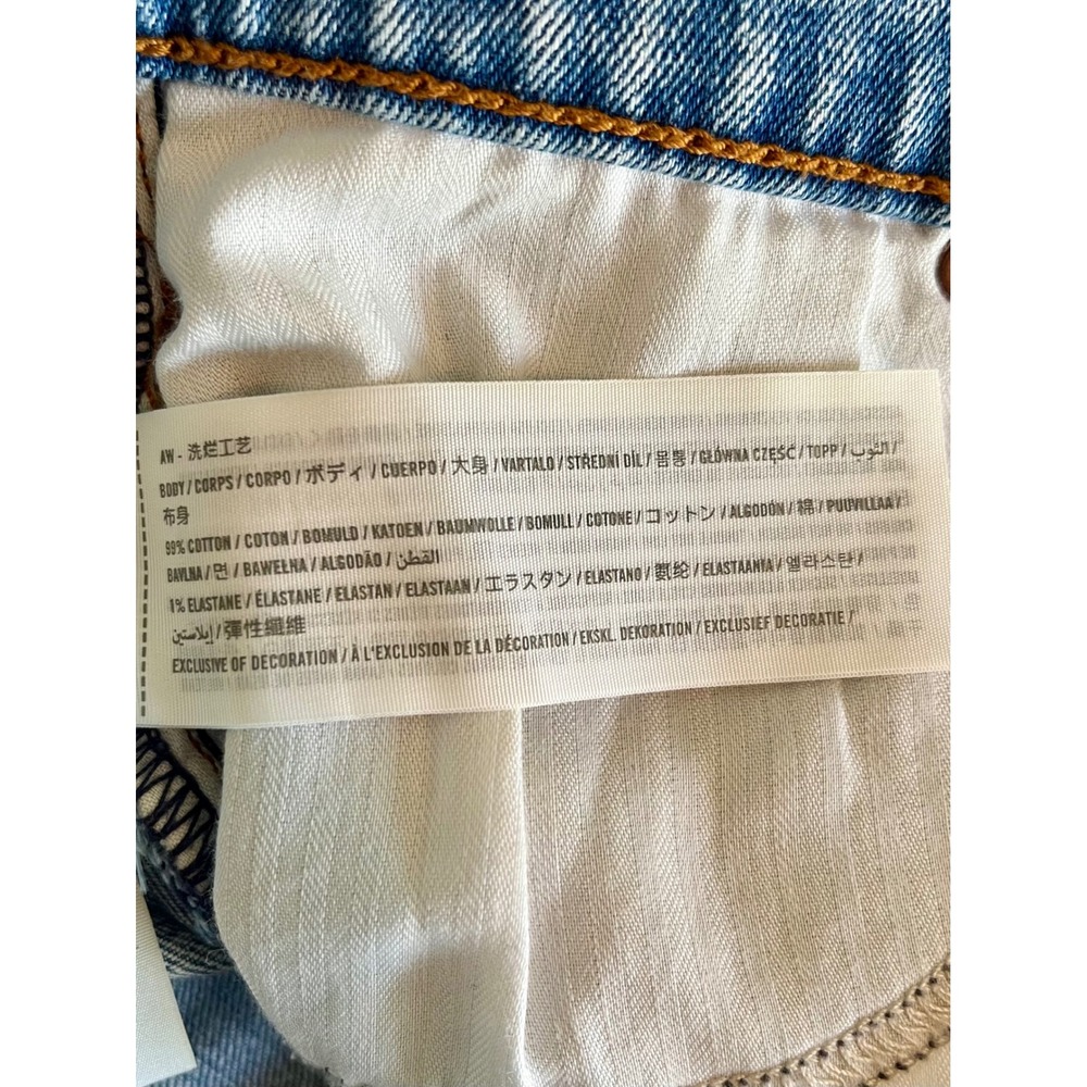 Abercrombie & Fitch The 90s Slim Straight Women 26 Light Blue Ultra High Rise - Picture 7 of 8